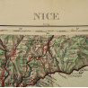 Carte française, Nice, Côte d'Azur, Service Géographique de l'Armée, 1932