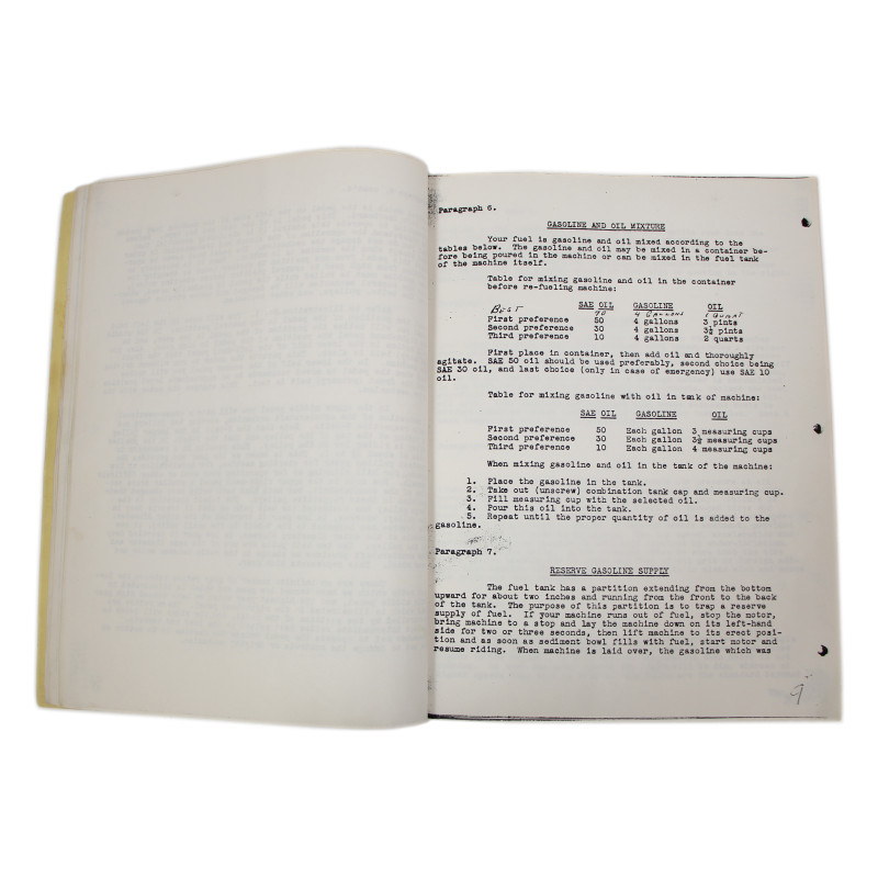 Manual, Operation and Field Maintenance, Servi-Cycle Model G-A-1, SIMPLEX MANUFACTURING COMPANY