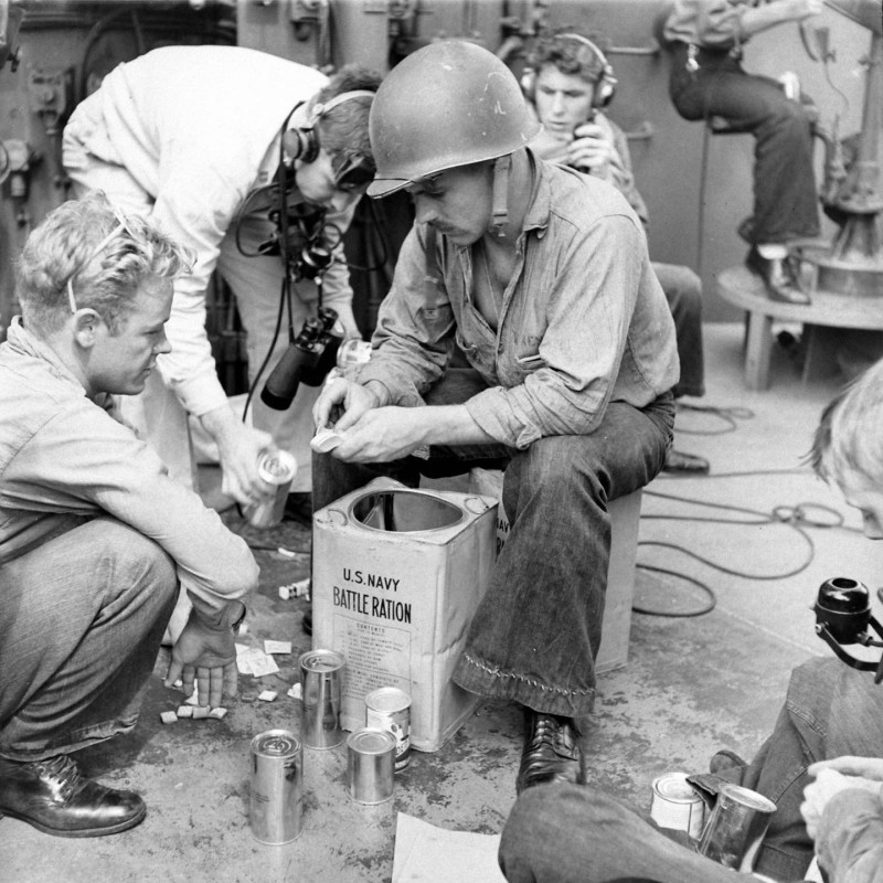Can, Biscuits, US Navy, Emergency Rations For Life Rafts and Boats, Untouched