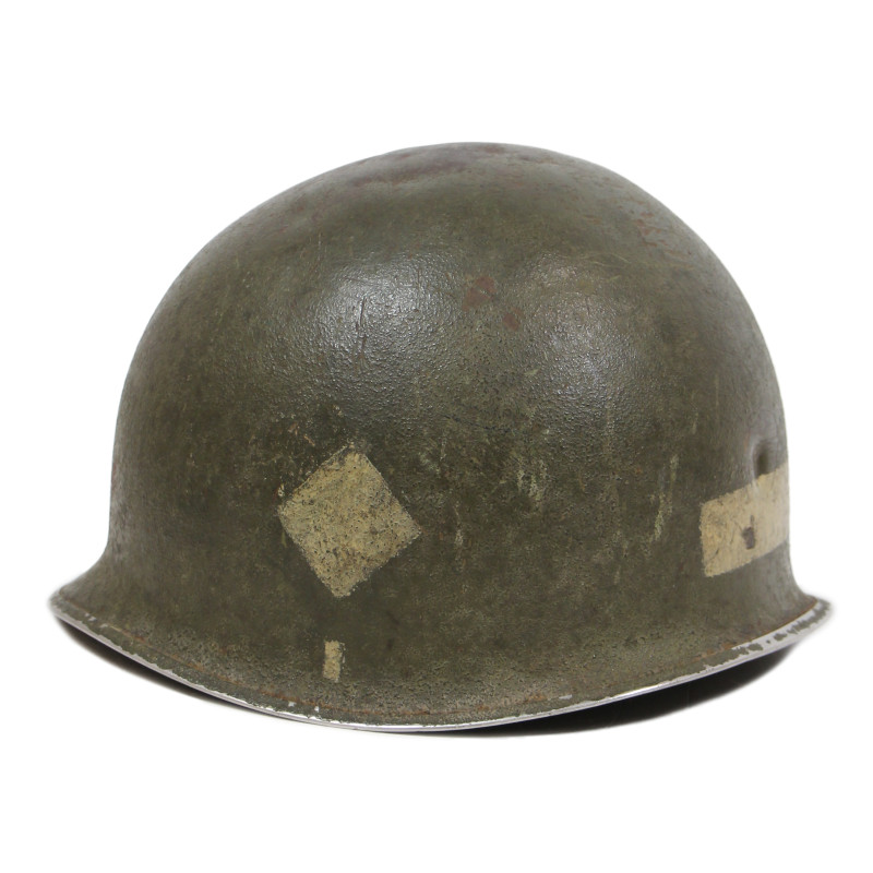 Helmet, M2, 2/501, 101st Airborne Division, INLAND Liner, Normandy, Holland, Bastogne