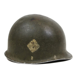 Helmet, M2, 2/501, 101st Airborne Division, INLAND Liner, Normandy, Holland, Bastogne