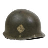 Helmet, M2, 2/501, 101st Airborne Division, INLAND Liner, Normandy, Holland, Bastogne