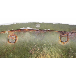 Helmet, M2, 2/501, 101st Airborne Division, INLAND Liner, Normandy, Holland, Bastogne