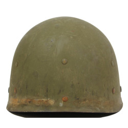 Helmet, M2, 2/501, 101st Airborne Division, INLAND Liner, Normandy, Holland, Bastogne