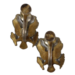 Boucles d'oreilles US Army, en argent