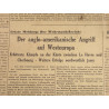 Journal allemand, Deutsche Zeitung in den Niederlanden, 6 juin 1944, "Invasionsbeginn an der nordfranzösischen Küste"
