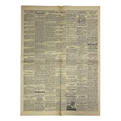 Journal belge, La Libre Belgique, 7 octobre 1944