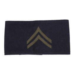 Brassard, Corporal, instruction élémentaire, US Army