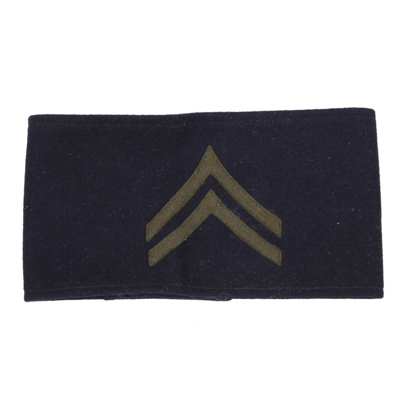 Brassard, Corporal, instruction élémentaire, US Army