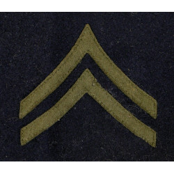 Brassard, Corporal, instruction élémentaire, US Army