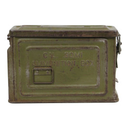 Box, Tin, Ammunition, .30 Caliber, Browning Machine Gun, REEVES