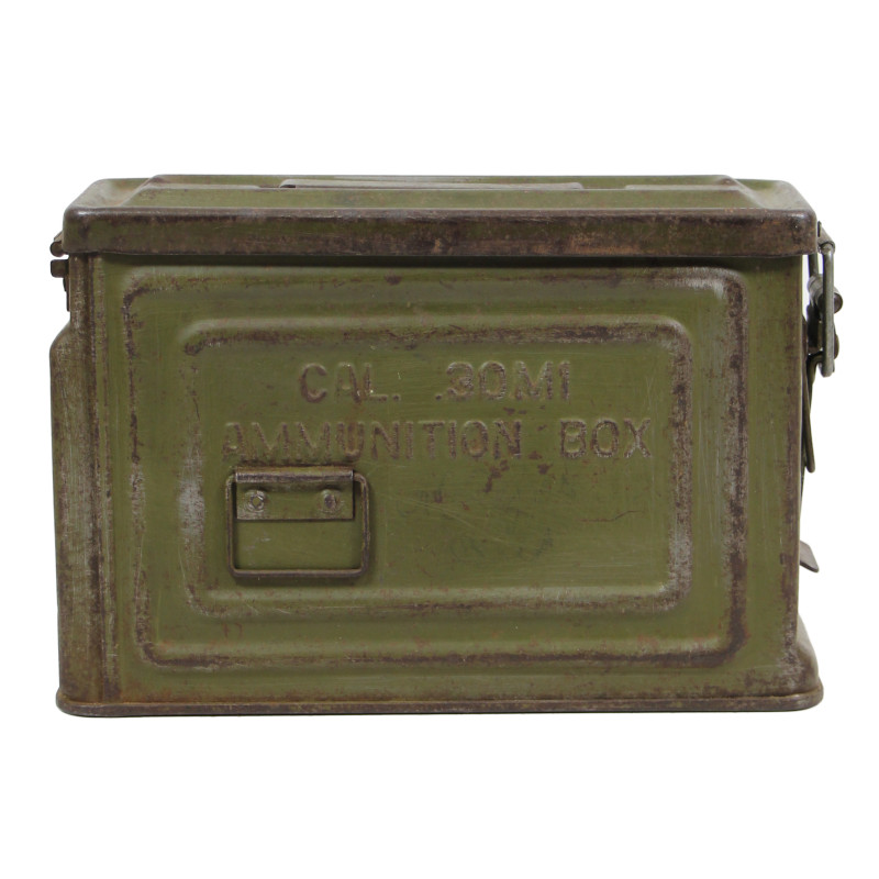 Box, Tin, Ammunition, .30 Caliber, Browning Machine Gun, REEVES