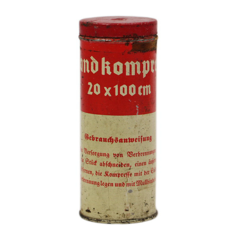 Paraffin Tulle, Burn Treatment, German, in Tin