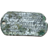 Dog Tag, S/Sgt. Frank Berdikoski, 55th FS, 20th FG, 8th Air Force, USAAF, ETO Dog Tag, S/Sgt. Frank Berdikoski, 55th FS, 20th FG, 8th Air Force, USAAF, ETO