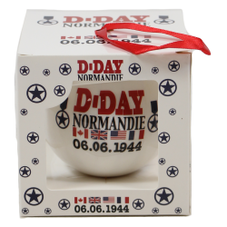 Christmas ornaments, D-Day 6.6.1944, White
