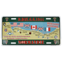 Landing Beaches, vehicle plaque