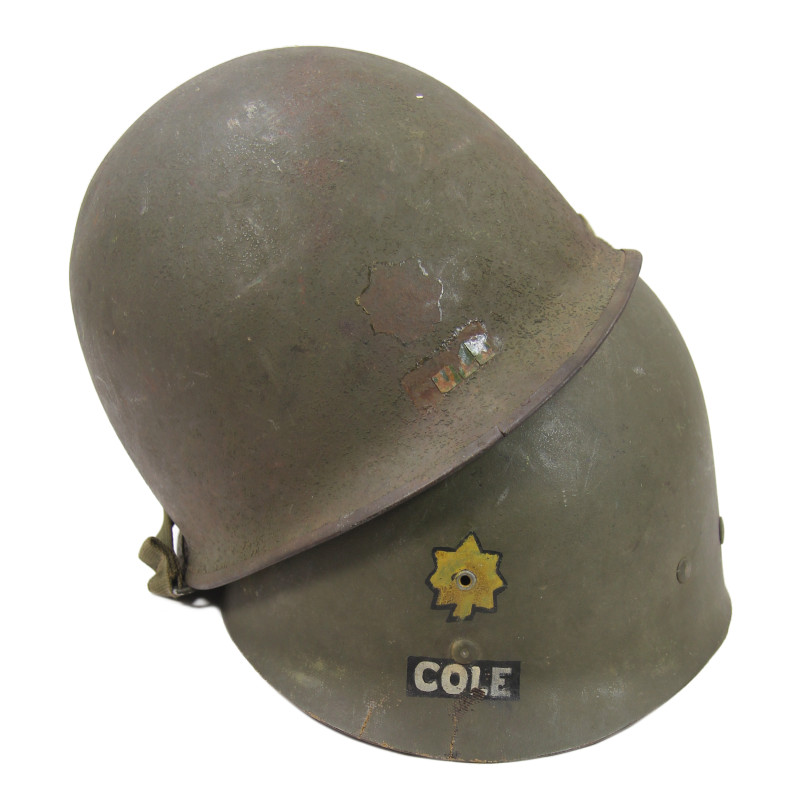 Helmet, M1, Swivel Loops, IMP Liner, Green A Washers, Major, Named