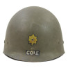 Casque M1, pattes mobiles, liner IMP, A washers verts, Major Cole