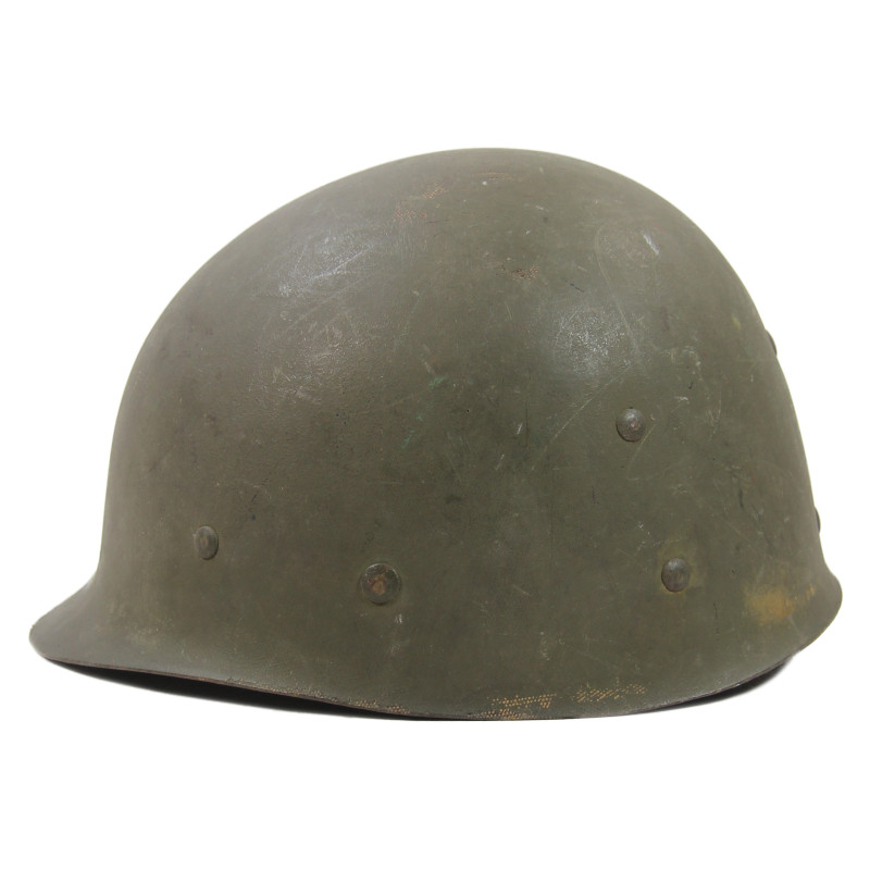 Casque M1, pattes mobiles, liner IMP, A washers verts, Major Cole