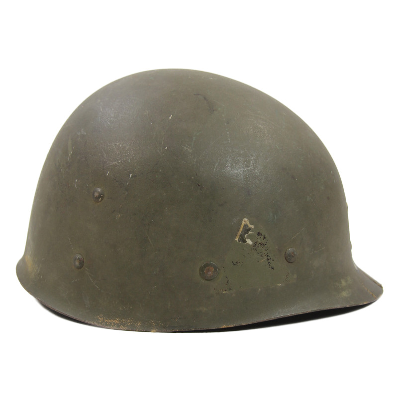 Helmet, M1, Swivel Loops, IMP Liner, Green A Washers, Major, Named