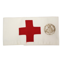 Armband, Medical, US Army, Markings, Geneva Convention and French War Ministry
