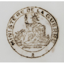 Brassard médical, US Army, marquages Convention de Genève et Ministère de la Guerre