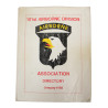Directory, 101st Airborne Division Association, January 1993