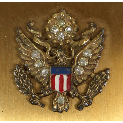 Poudrier en laiton, personnel féminin, ELGIN, US Army, nominatif, 1942