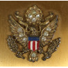 Poudrier en laiton, personnel féminin, ELGIN, US Army, nominatif, 1942