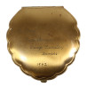 Poudrier en laiton, personnel féminin, ELGIN, US Army, nominatif, 1942