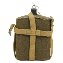 Gourde canadienne, avec porte-bidon "squelette", 1943