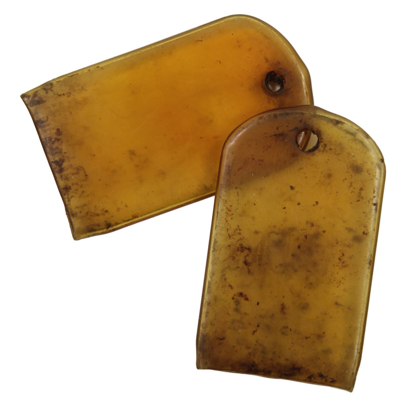 Dog Tags avec silencieux, Sgt. Leo Alt, Aerial Gunner, USAAF, israélite