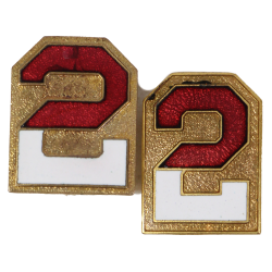 Crests, DUI, Second Army, Pair, PB