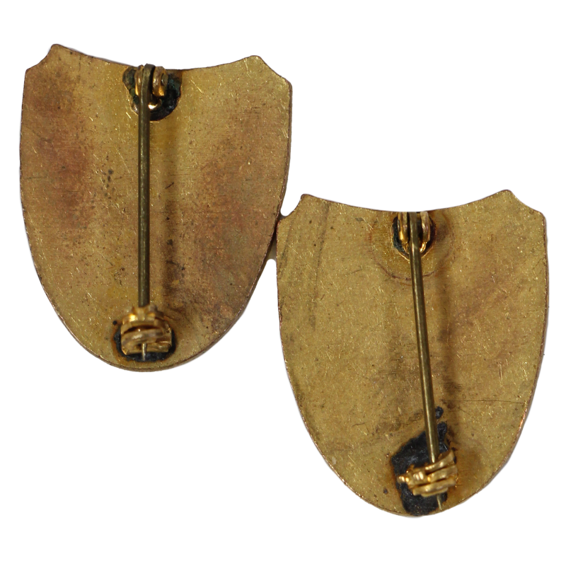 Paire de crests, 100th Infantry Division, à épingle