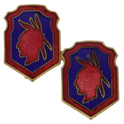 Crests, DUI, 98th Infantry Division, Pair, PB