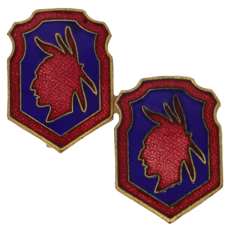 Crests, DUI, 98th Infantry Division, Pair, PB
