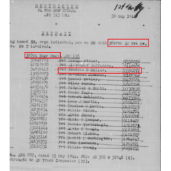 Ceinturon M-1936, T/5 Freddie Miller, 3690th Quartermaster Truck Co., ETO