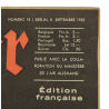 Magazine, Der Adler, September 8, 1942, French Edition