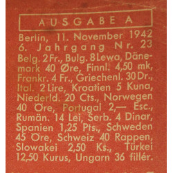 Magazine, Die Wehrmacht, November 11, 1942