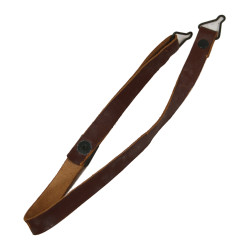 Chinstrap, Leather, for M1 Helmet Liner, UNITED CARR, OD buckle