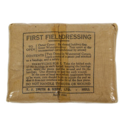 Dressing, Field, First, British, T.J. SMITH & NEPHEW, LTD. 1944, Untouched