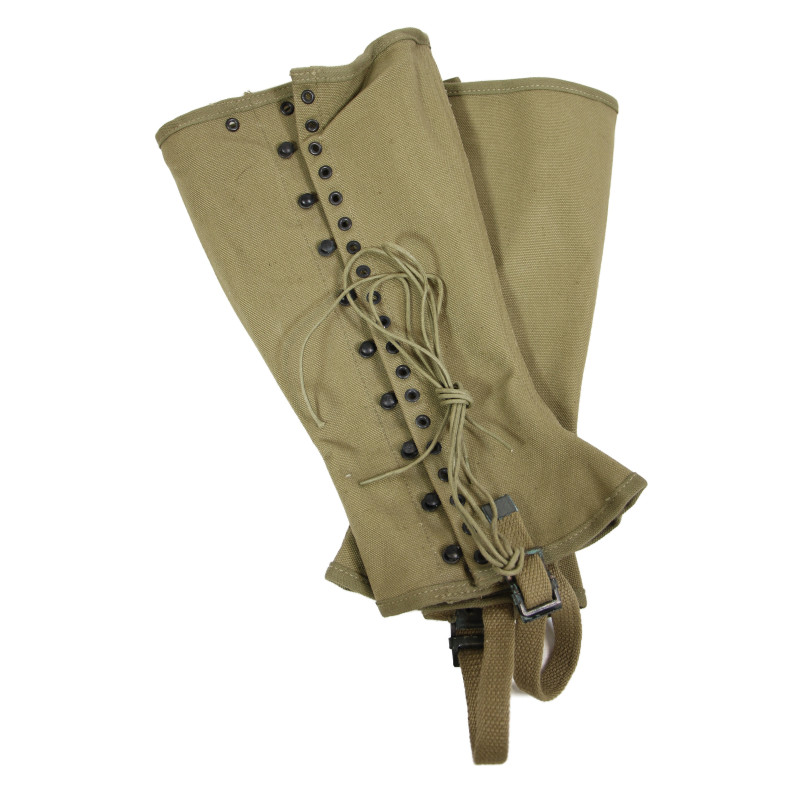 Guêtres en toile, US Army, 3L, FRASER PRODUCTS CO. 1941