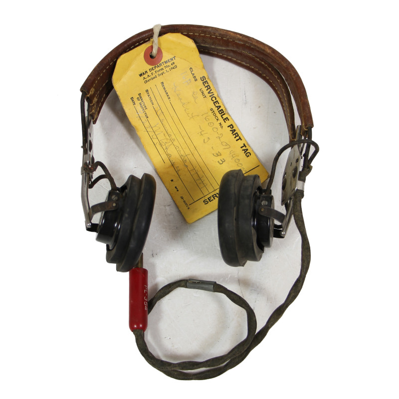 Receivers, ANB-H-1, UTAH-CHICAGO, with Headset, HB-7, USAAF Receivers, ANB-H-1, UTAH-CHICAGO, with Headset, HB-7, USAAF