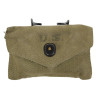 Pochette à pansement M-1942, J.S. & S. CO. 1943, avec pansement Carlisle