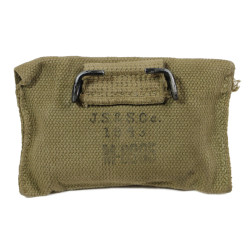 Pouch, First-Aid Packet, M-1942, J.S. & S. CO. 1943, with First-Aid Packet, Carlisle