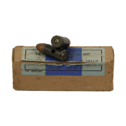 Boîte de cartouches allemandes, 9 mm, Normandie, 1942