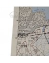 Map, Pointe du Hoc & Omaha Beach, Rangers, D-Day