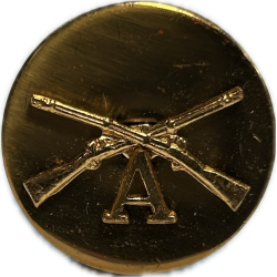 Disque de col infanterie, A Company, à écrou
