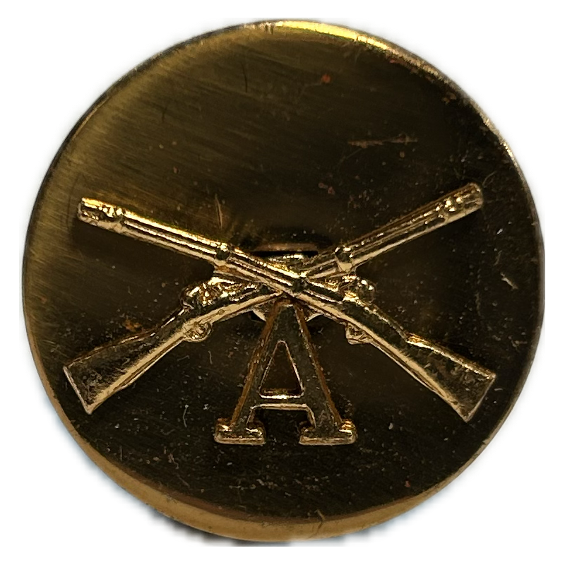 Disque de col infanterie, A Company, à écrou