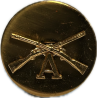 Disque de col infanterie, A Company, à écrou